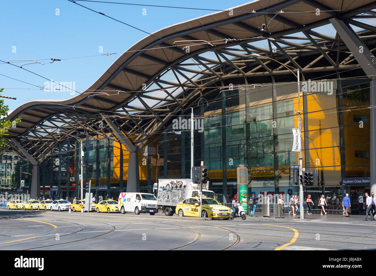 Southern Cross railway station, Melbourne, Victoria, Australia Stock