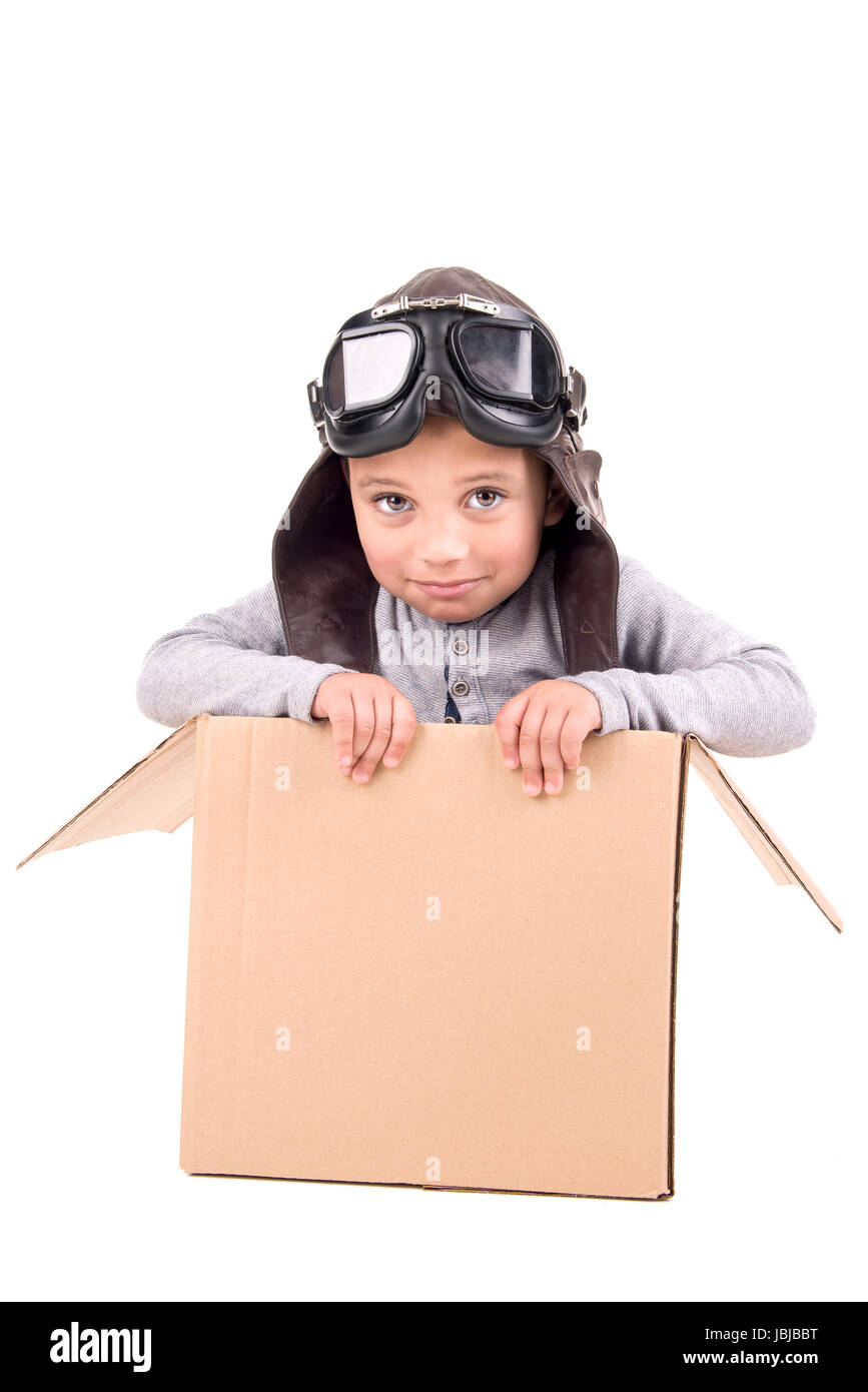 Boy box pilot hi-res stock photography and images - Alamy