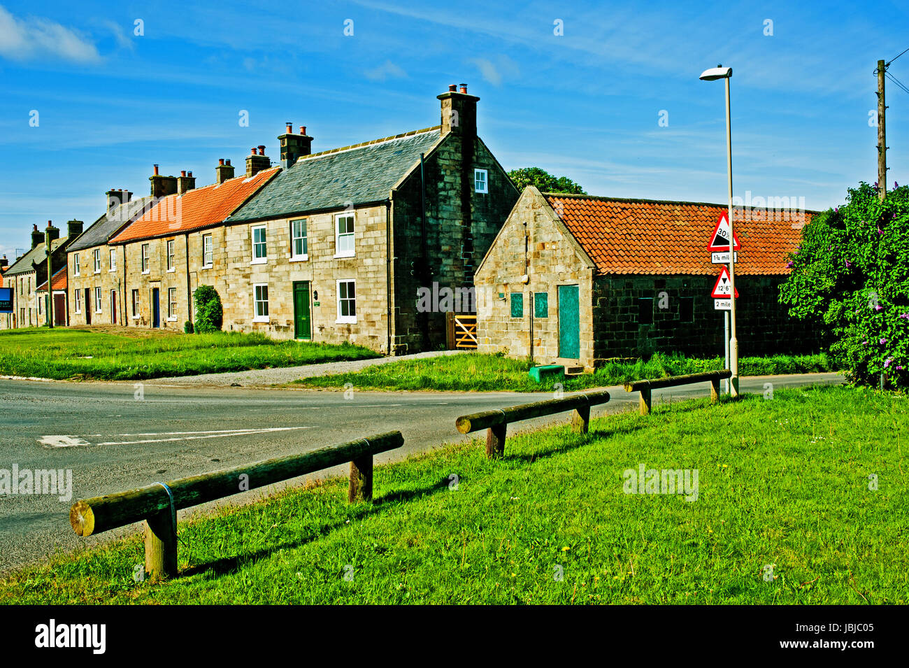 Cottages At Egton North Yorkshire Moors Stock Photo 144848709