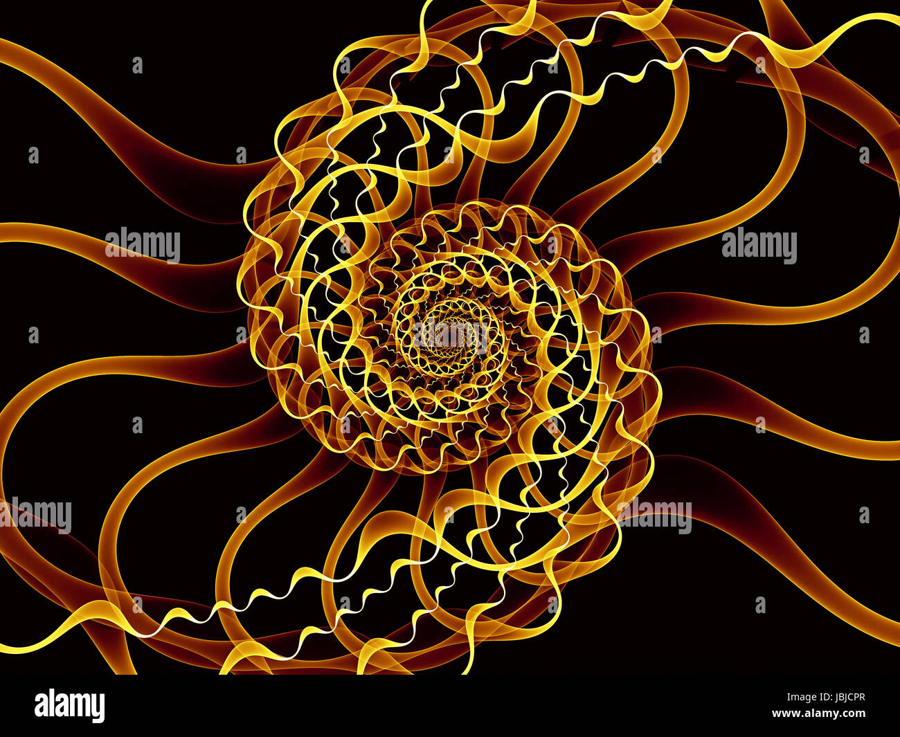 Pure Geometry series. Background of isolated spiral elements for your ...