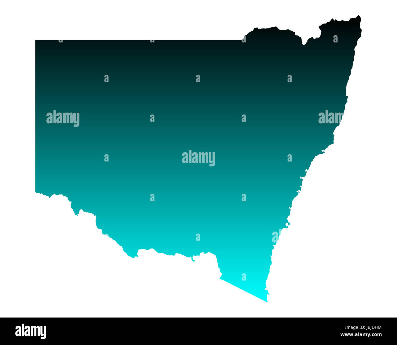 Karte von New South Wales Stock Photo - Alamy