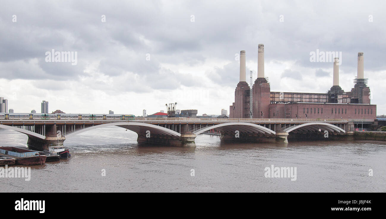 Battersea Power Station in London England UK Stock Photo Alamy