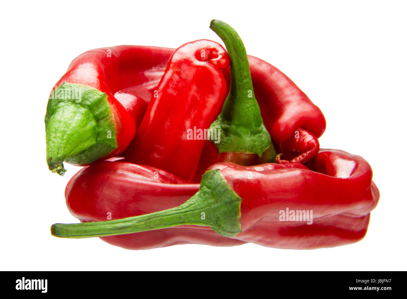 fresh hot pepper on the white background Stock Photo - Alamy