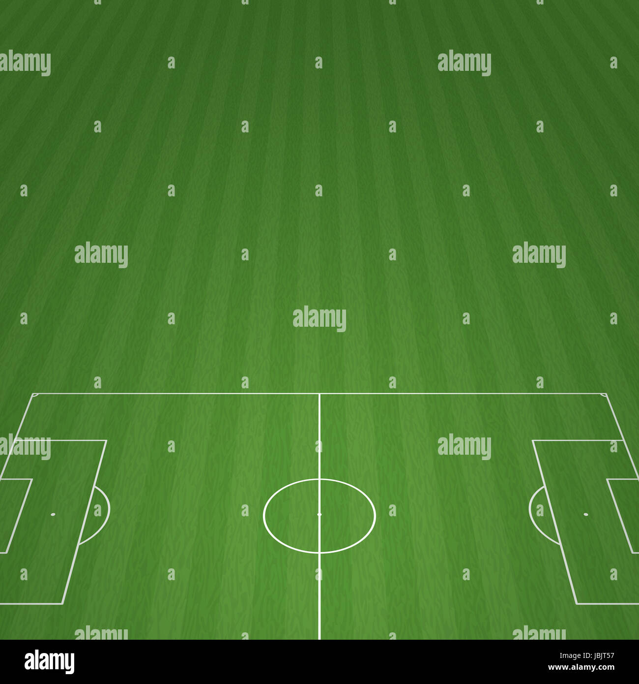 football field 3-D background vector illustration Stock Photo
