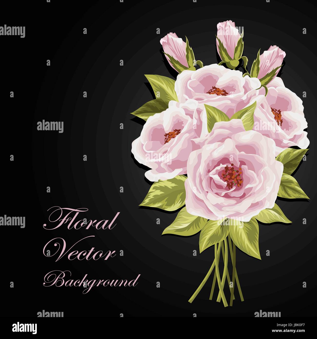 Beautiful bouquet of roses Stock Vector Image & Art - Alamy
