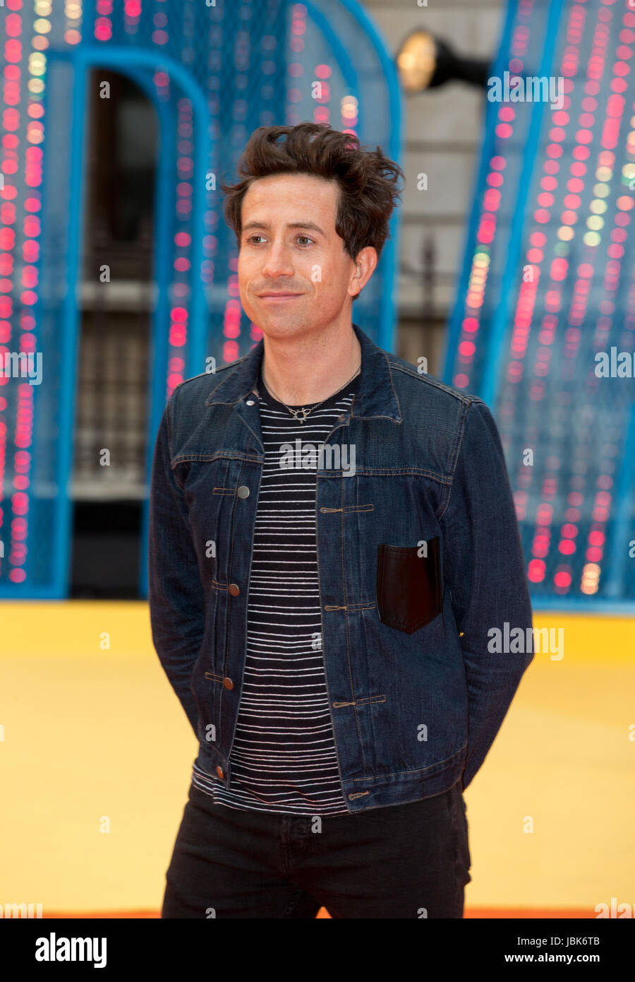 DJ, Nick Grimshaw attends the Royal Academy Summer Exhibition at the Royal Academy Stock Photo