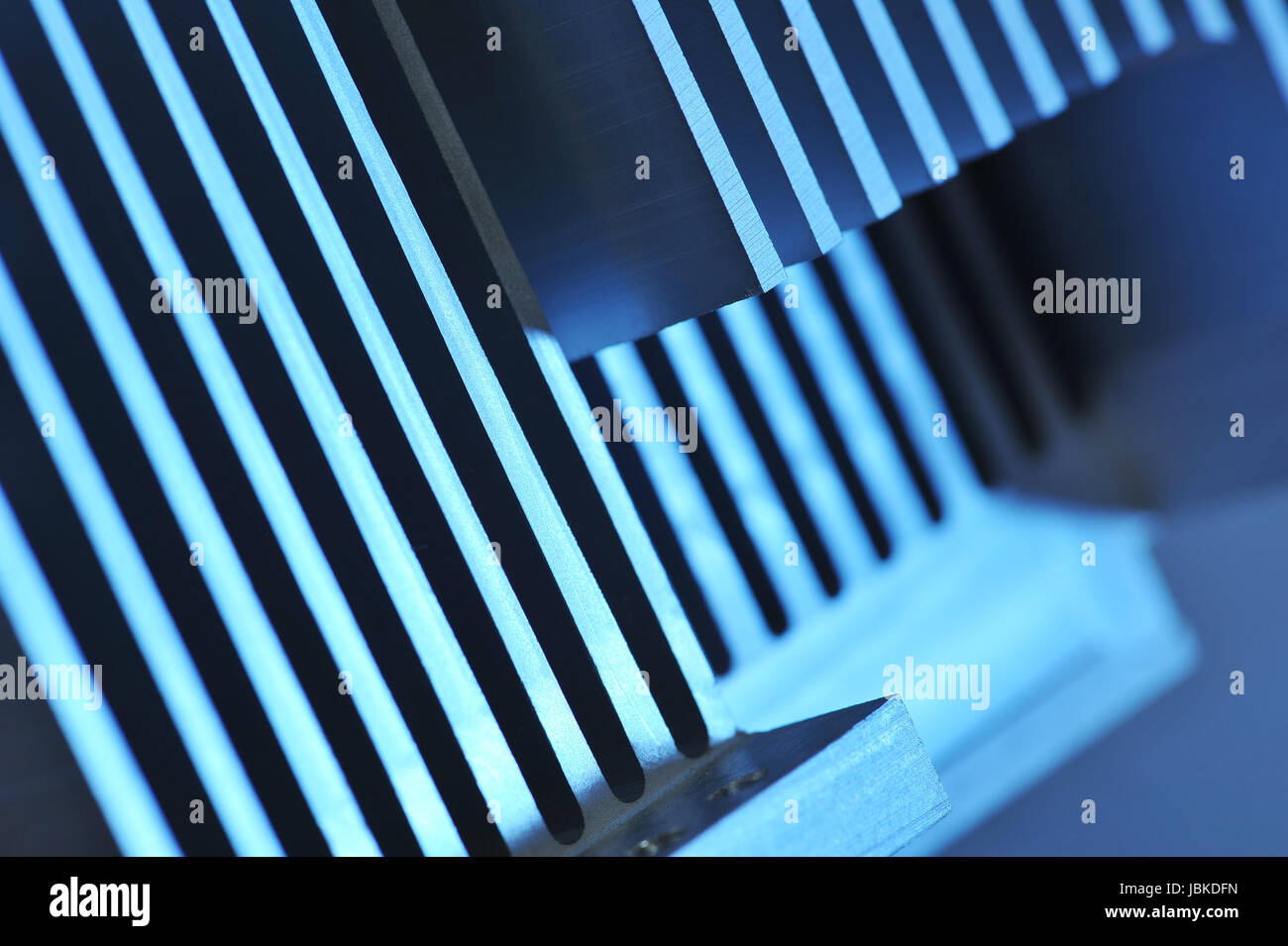 aluminum cooling fins Stock Photo Alamy