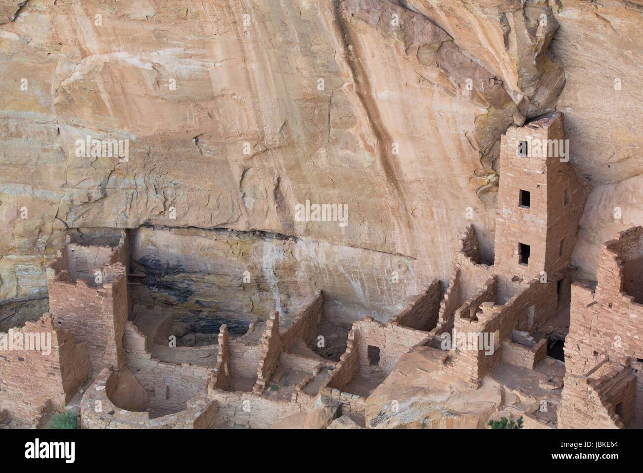 Tower House Ruins, Mesa Verde National Park, UNESCO World Heritage Site, Colorado, USA Stock Photo