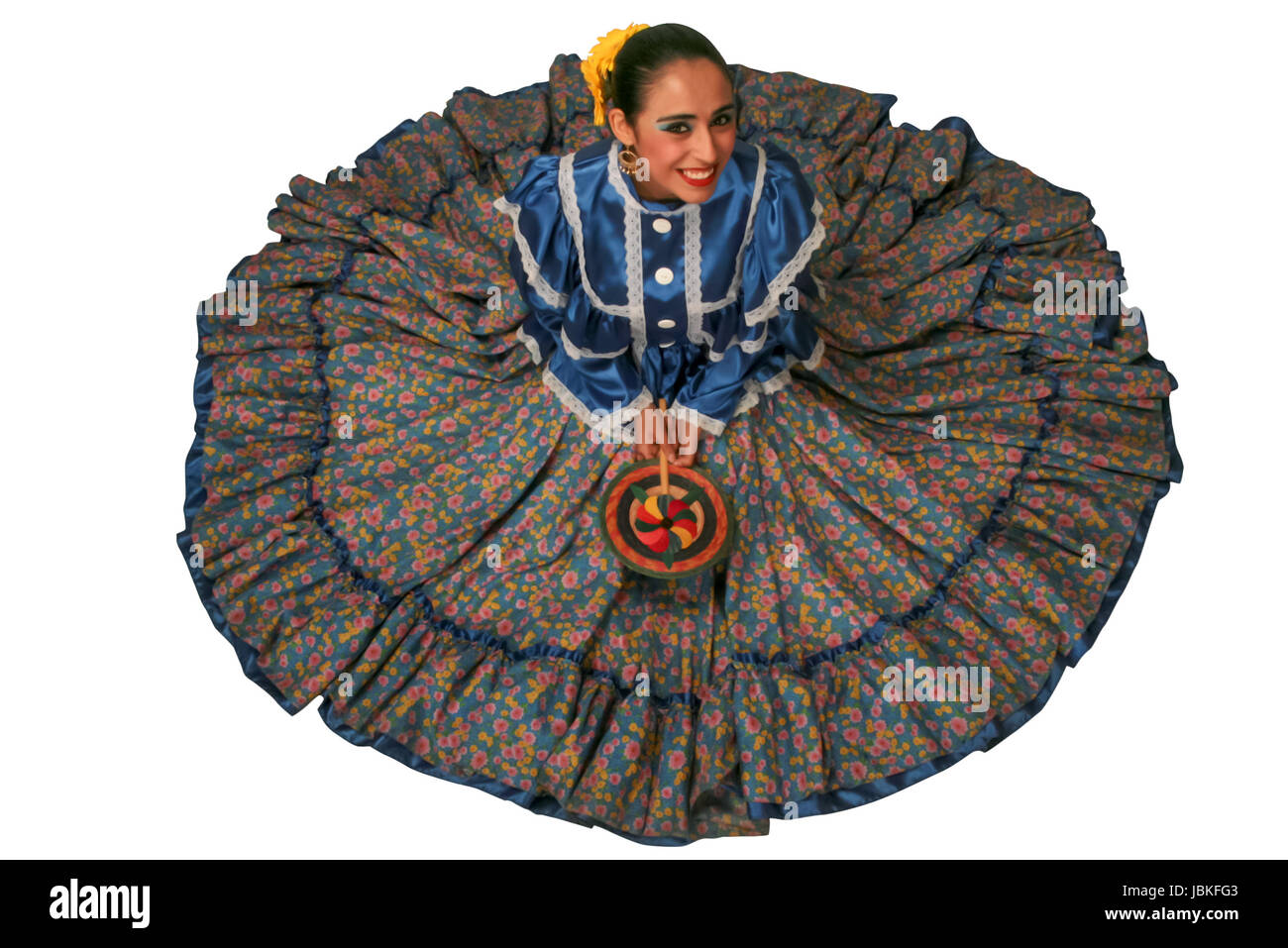 Mexican folk ballerina Stock Photo