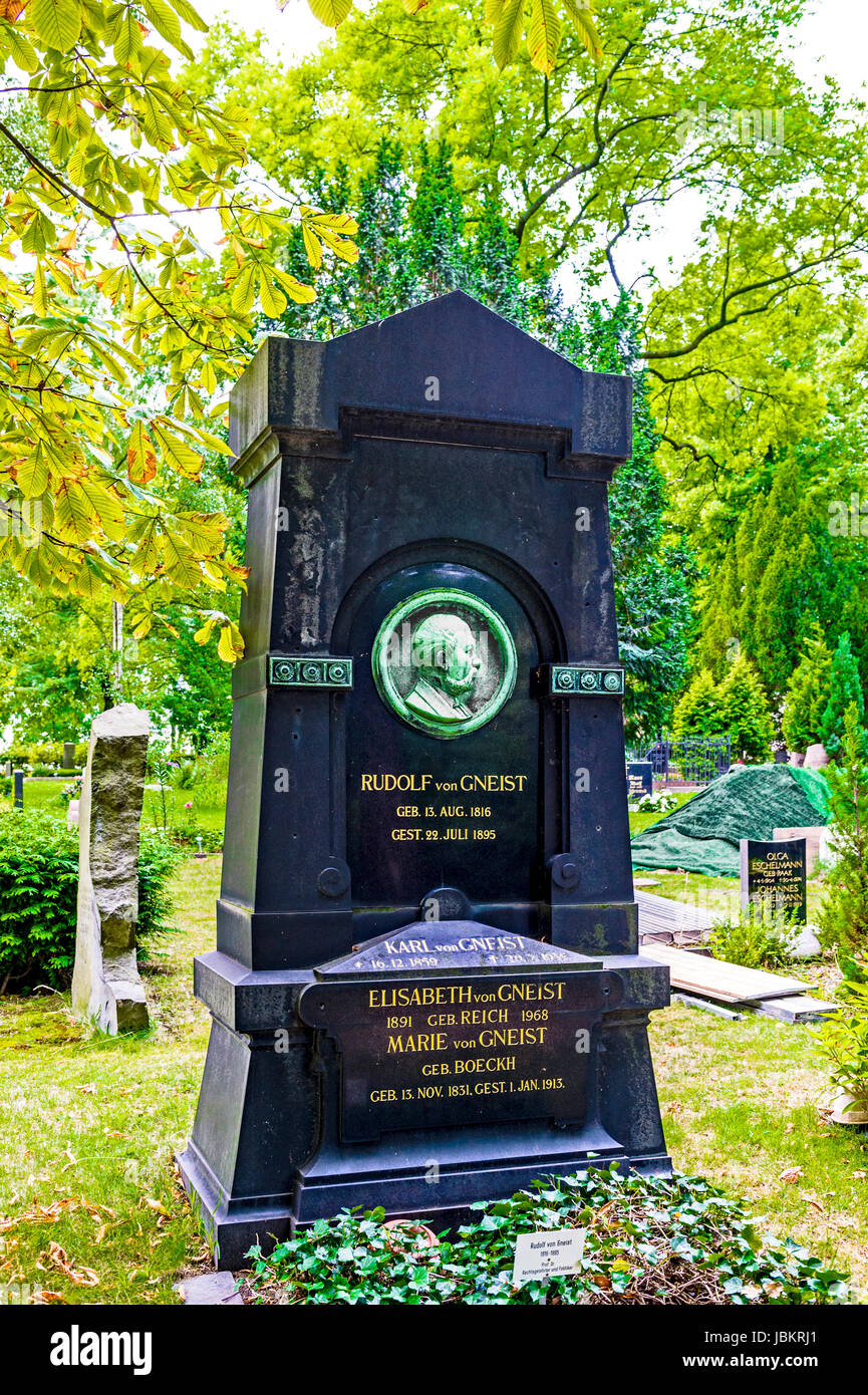 Berlin, St. Matthäus Kirchhof, Berlin St. Matthaeus cemetery Stock Photo