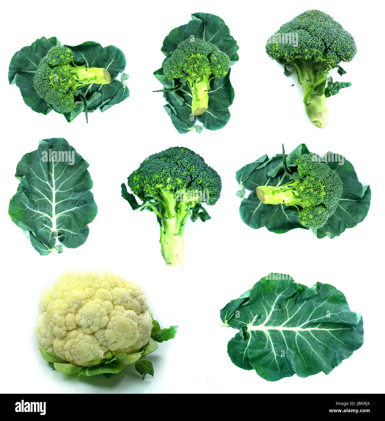 Healthy and organic food, Set of fresh broccoli Stock Photo - Alamy