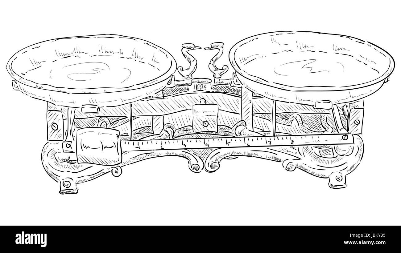 old iron scale isolated on background Stock Photo Alamy