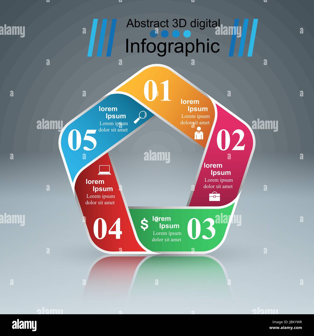 Origami Inforgraphics Business Infographics origami style Vector illustration Stock Vector ...