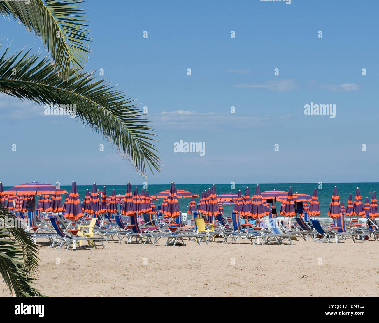 Beach in San Benedetto del Tronto, Marche, Italy Stock Photo - Alamy