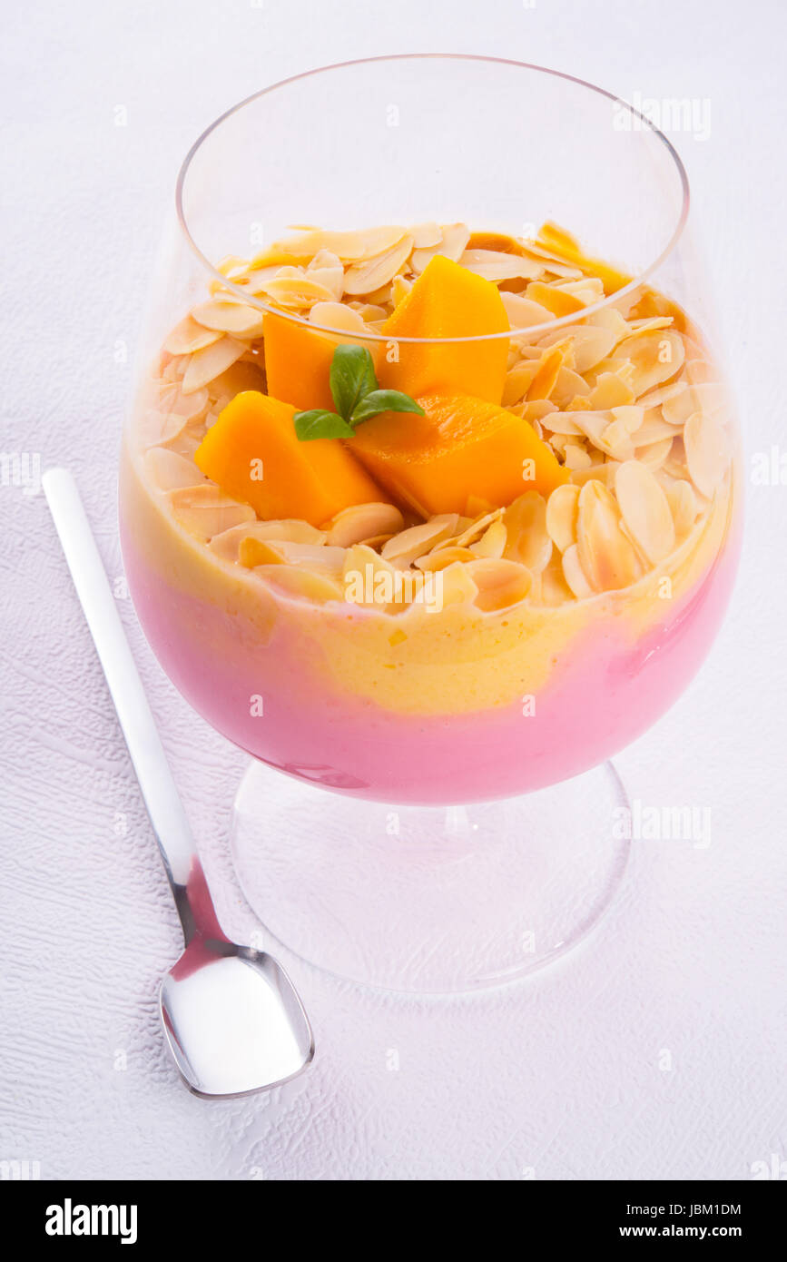 mango fruit cocktail Stock Photo Alamy