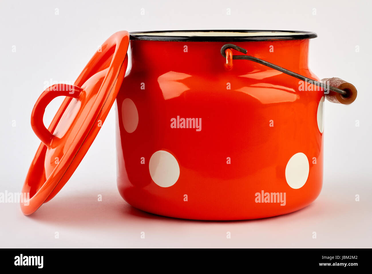 Blank kitchen pot with lid Stock Photo Alamy