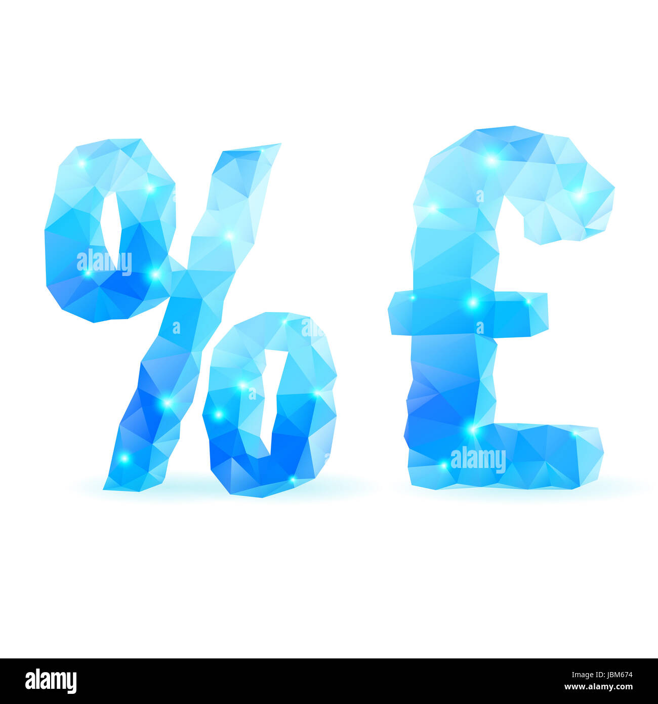 Pound icon ice isolated hi-res stock photography and images - Alamy