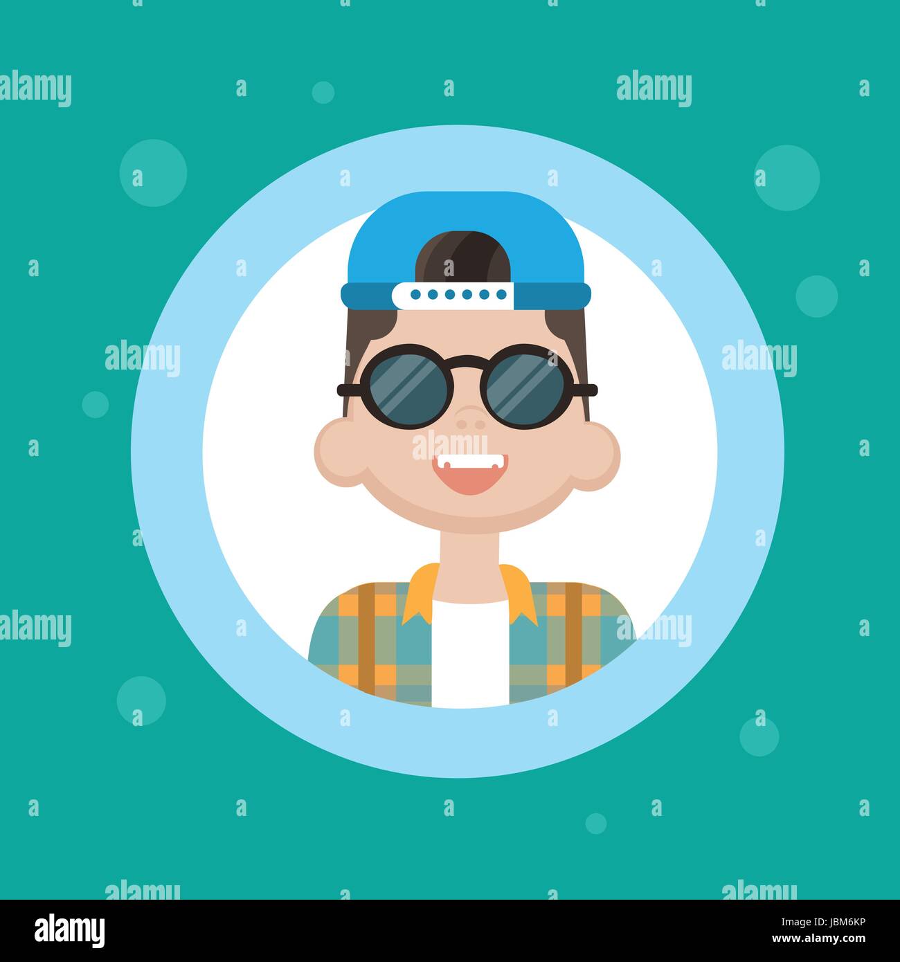 Profile Icon Male Avatar, Man Cartoon Portrait, Casual Person Face ...