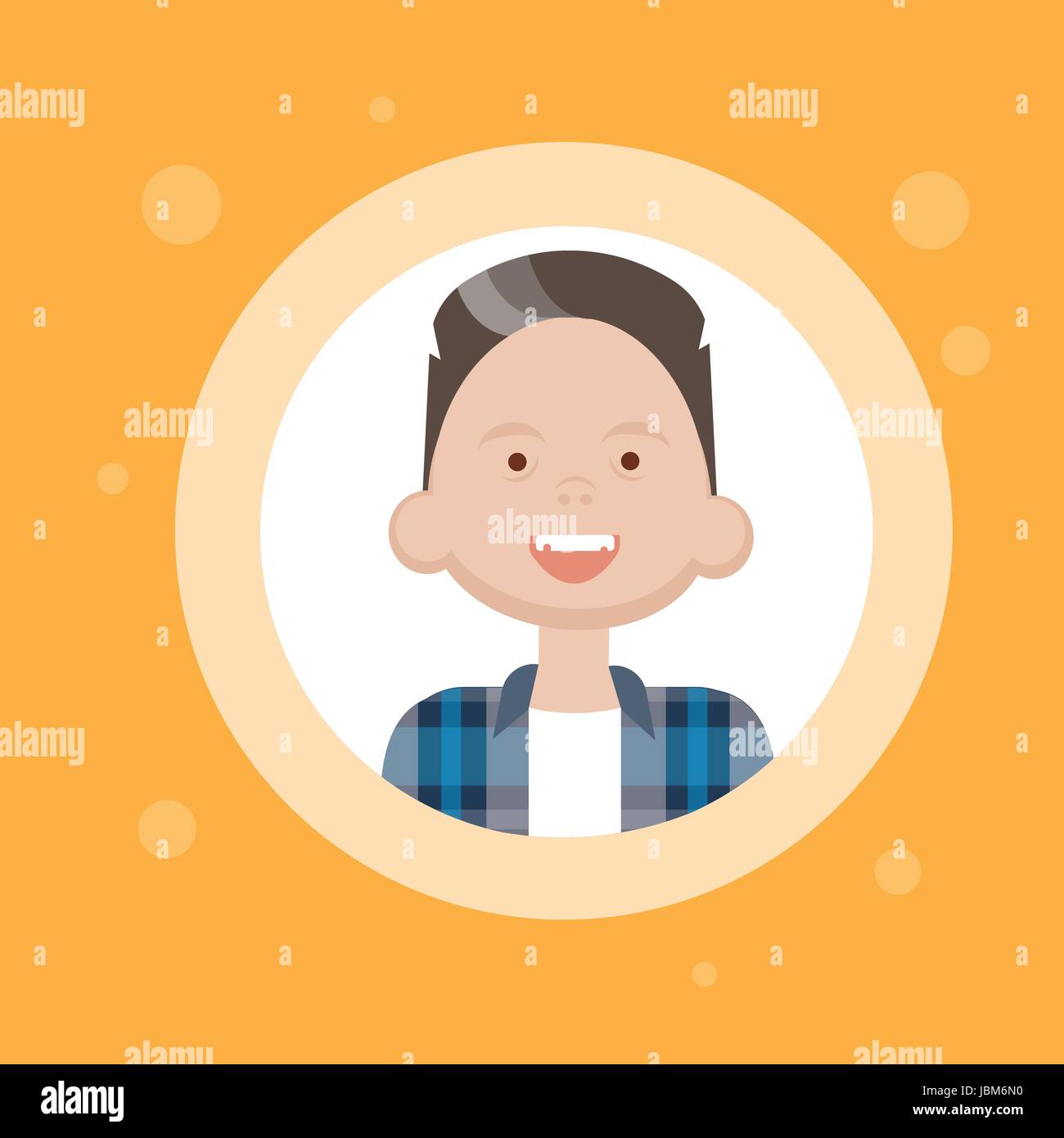Profile Icon Male Avatar, Man Cartoon Portrait, Casual Person Face ...