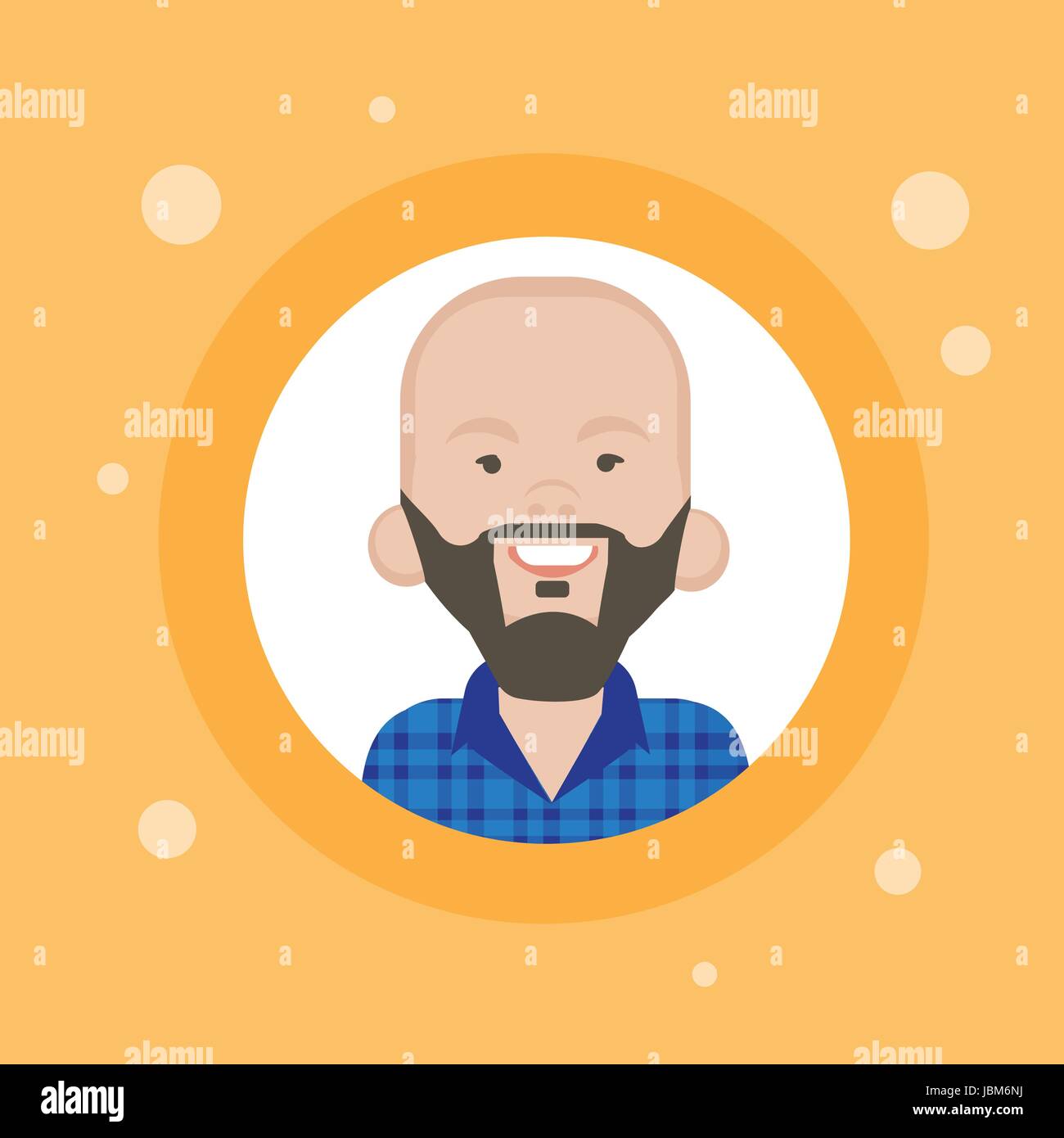 Profile Icon Male Avatar, Man Cartoon Portrait, Casual Person Face ...
