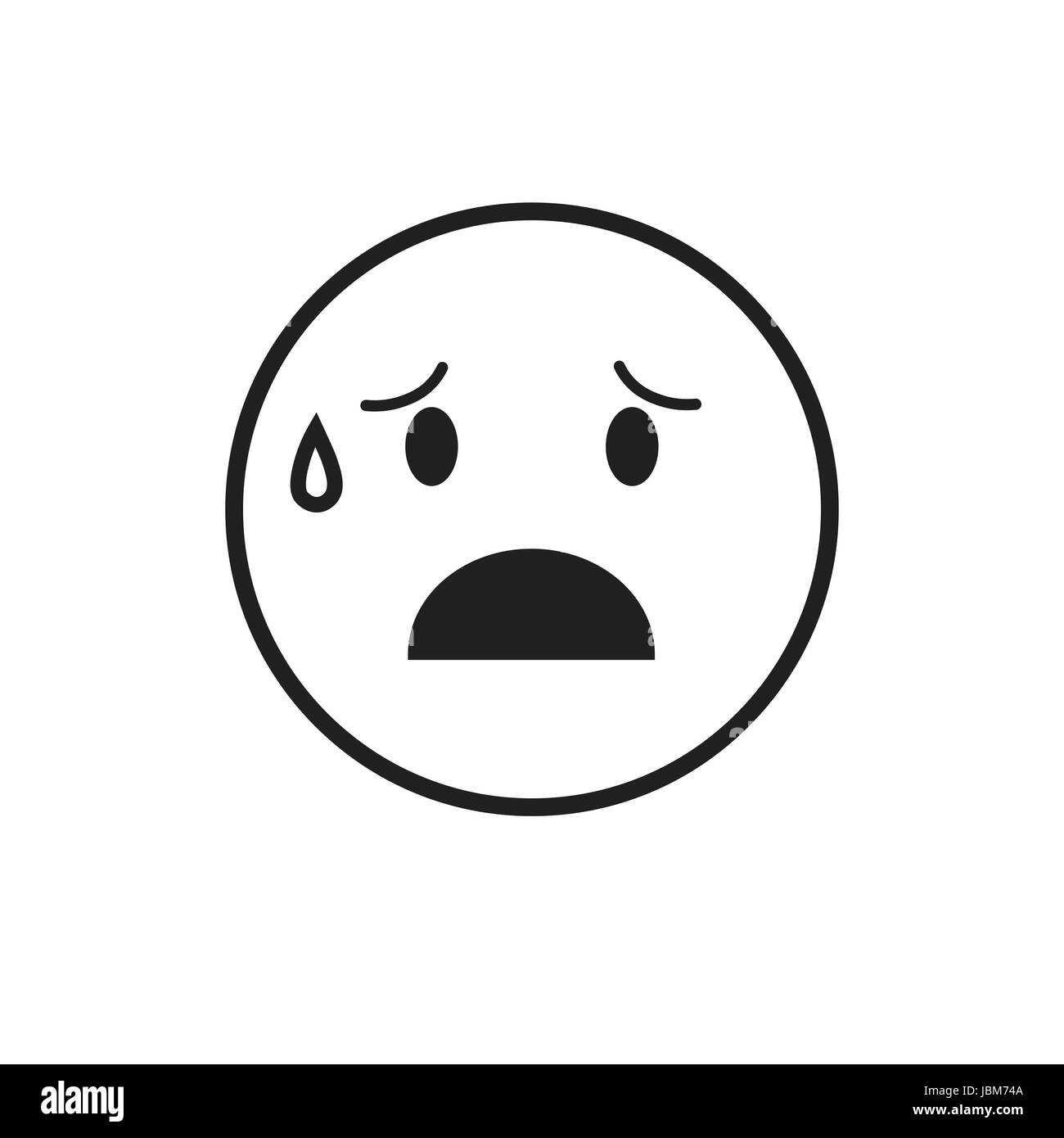 Cartoon Unhappy Mouth Stock Illustration - Download Image Now - Bizarre,  Cheerful, Clip Art - iStock