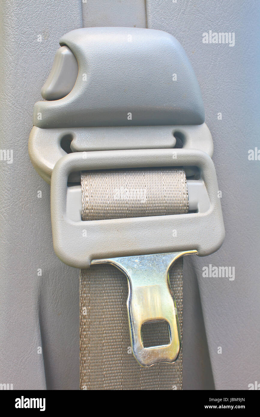 close up safety belt in a car Stock Photo Alamy