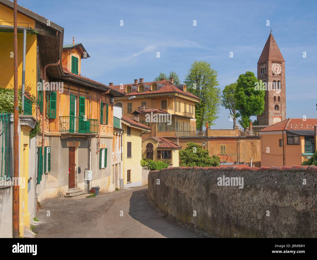 The old town city centre in Rivoli Italy Stock Photo - Alamy