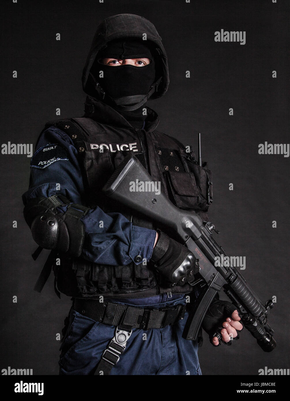 Special Weapons Tactics Swat Team Officer Stock Photo 178633445
