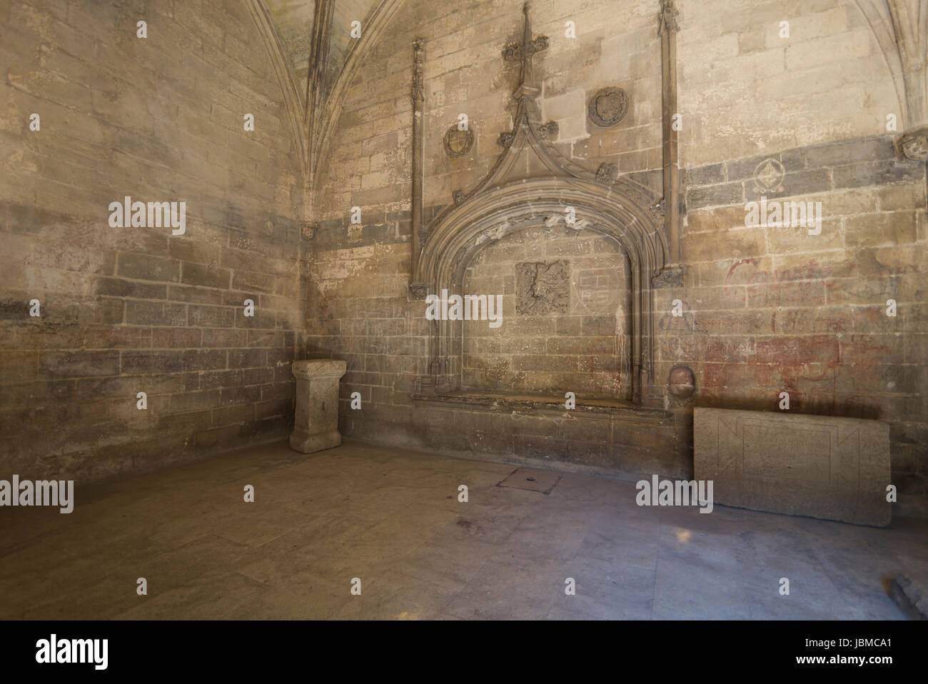Interior of Chapelle Saint Honorat in the Les Alyscamps, Arles, France Stock Photo Alamy