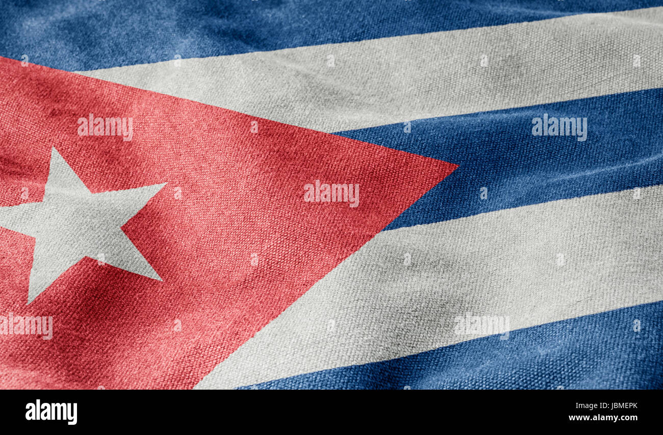 Flagge von Kuba Stock Photo