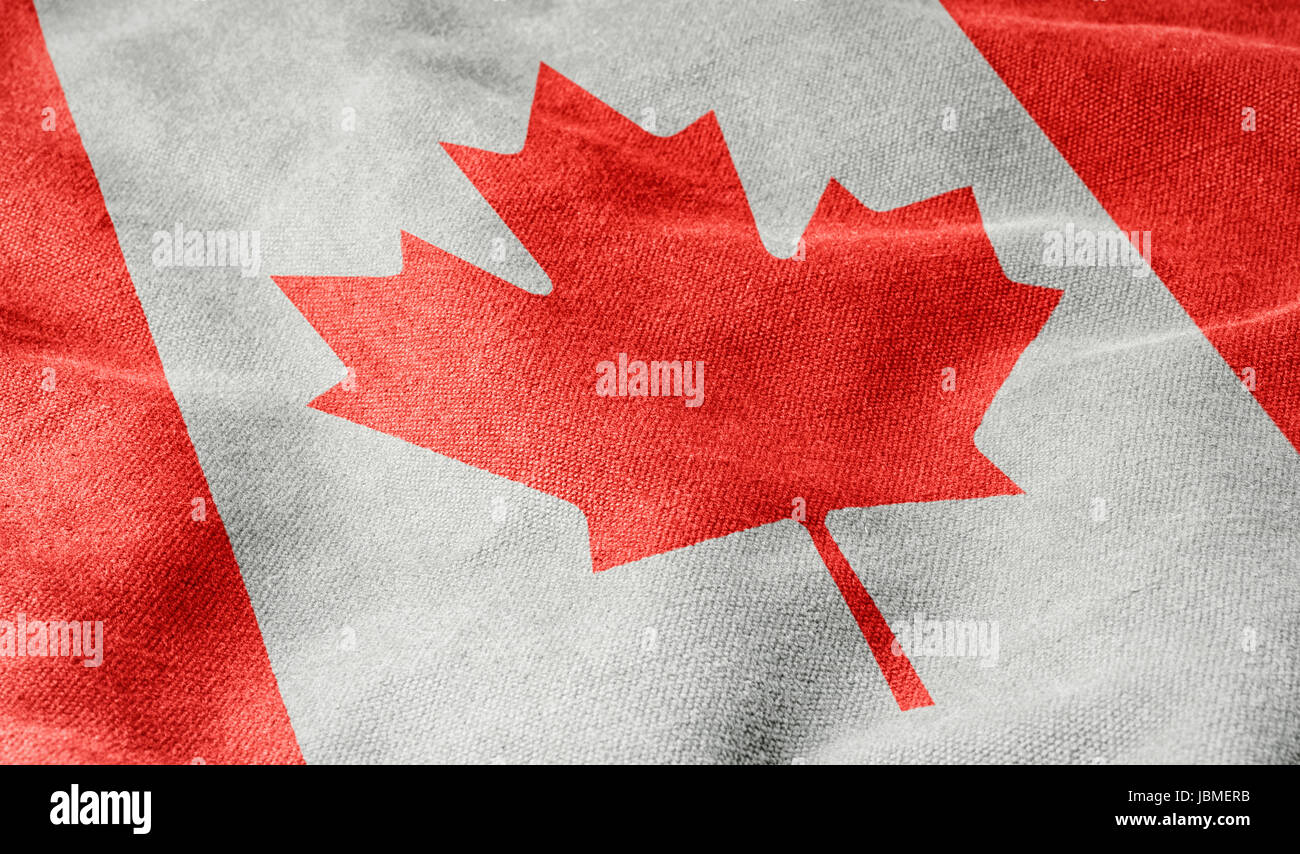 Flagge von Kanada Stock Photo