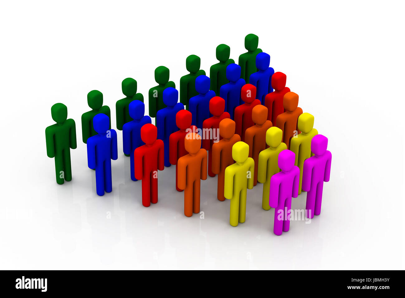 Stand Out From The Crowd Stock Photo Alamy