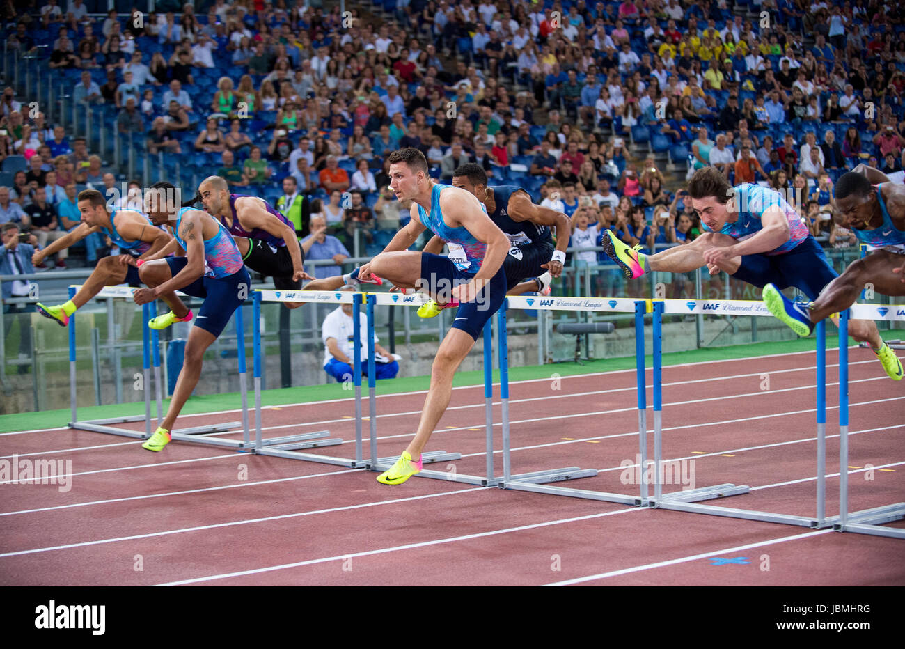 Men's 110m Hurdles Stock Photo Alamy