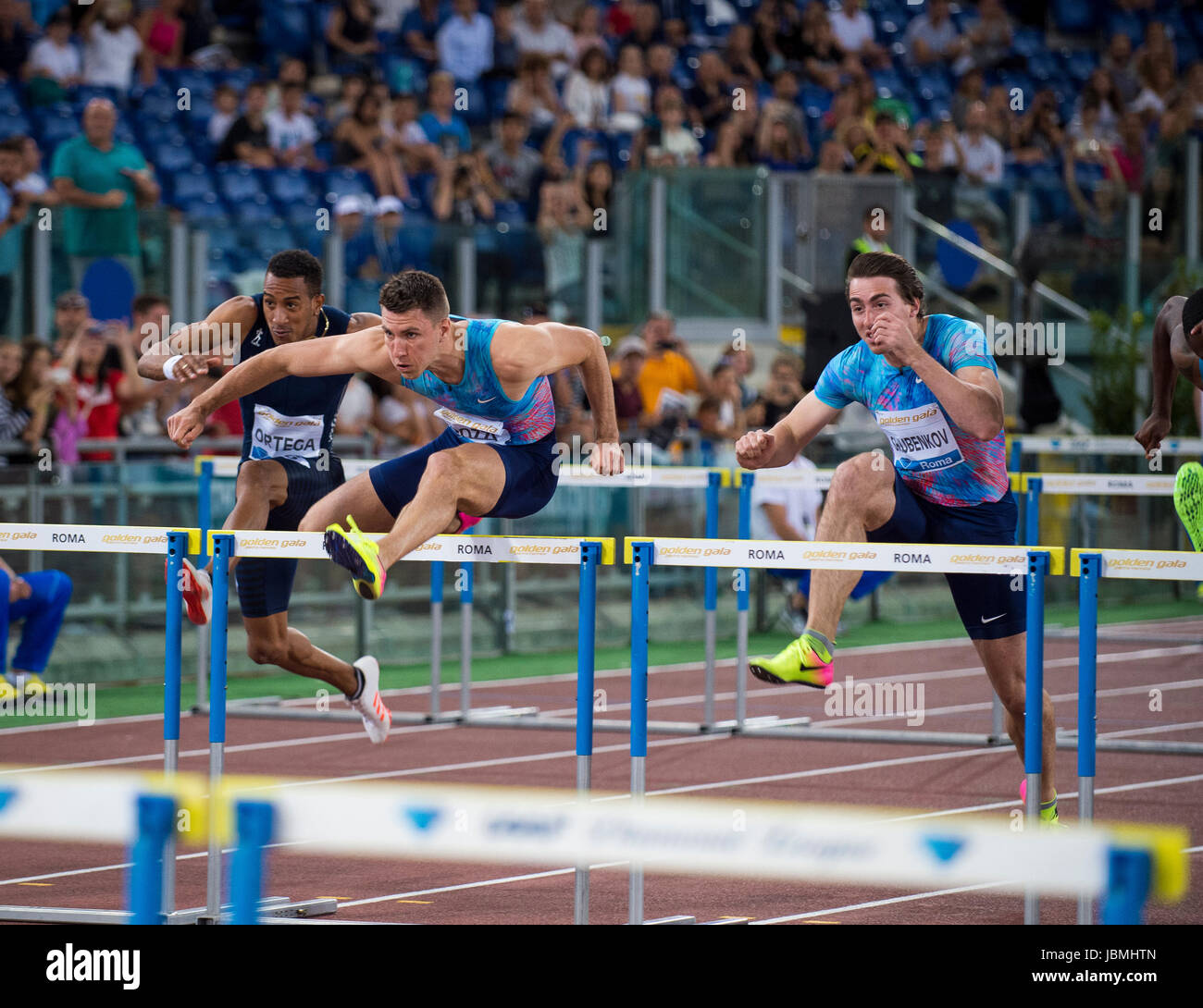 Men's 110m Hurdles Stock Photo Alamy