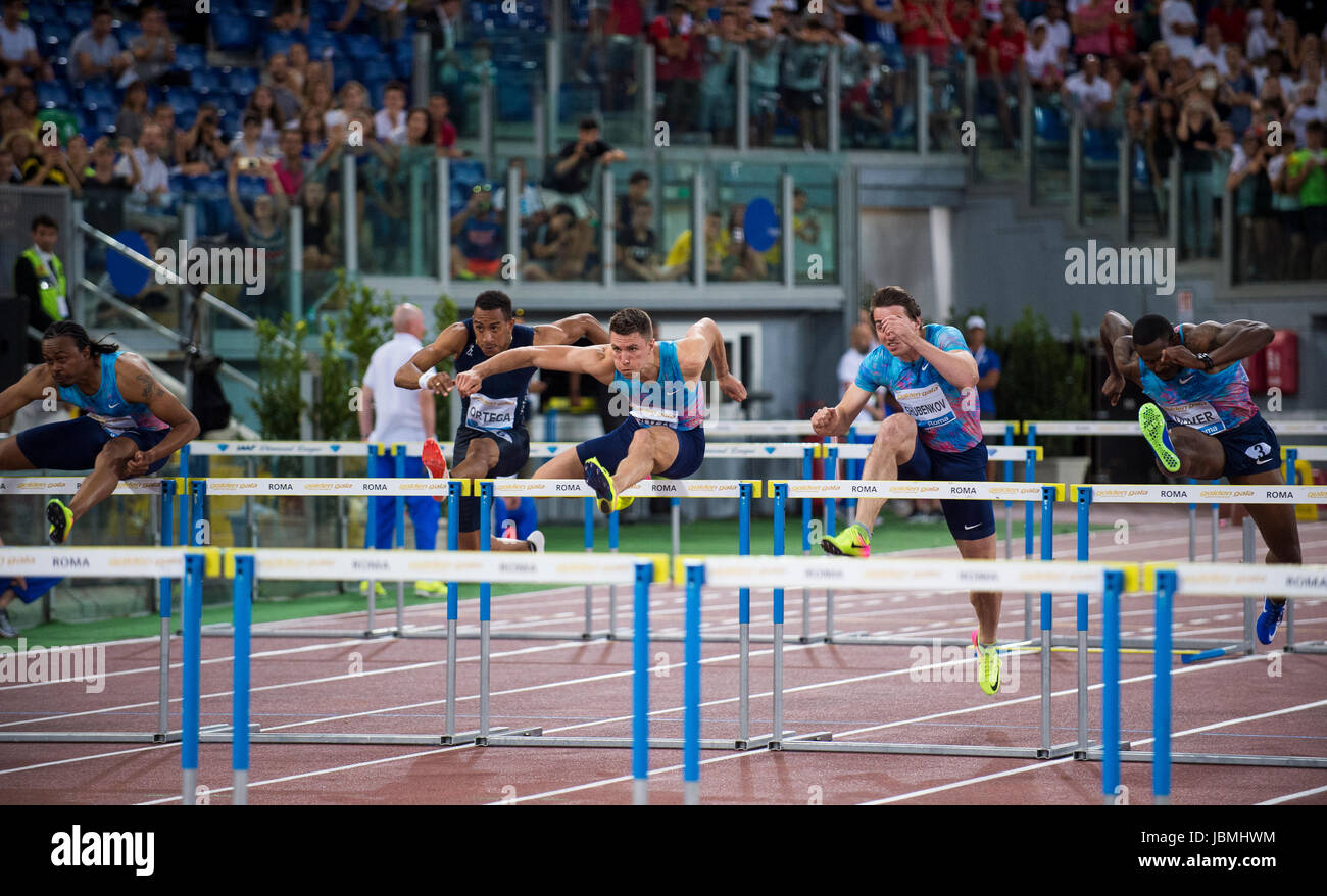 Men's 110m Hurdles Stock Photo Alamy