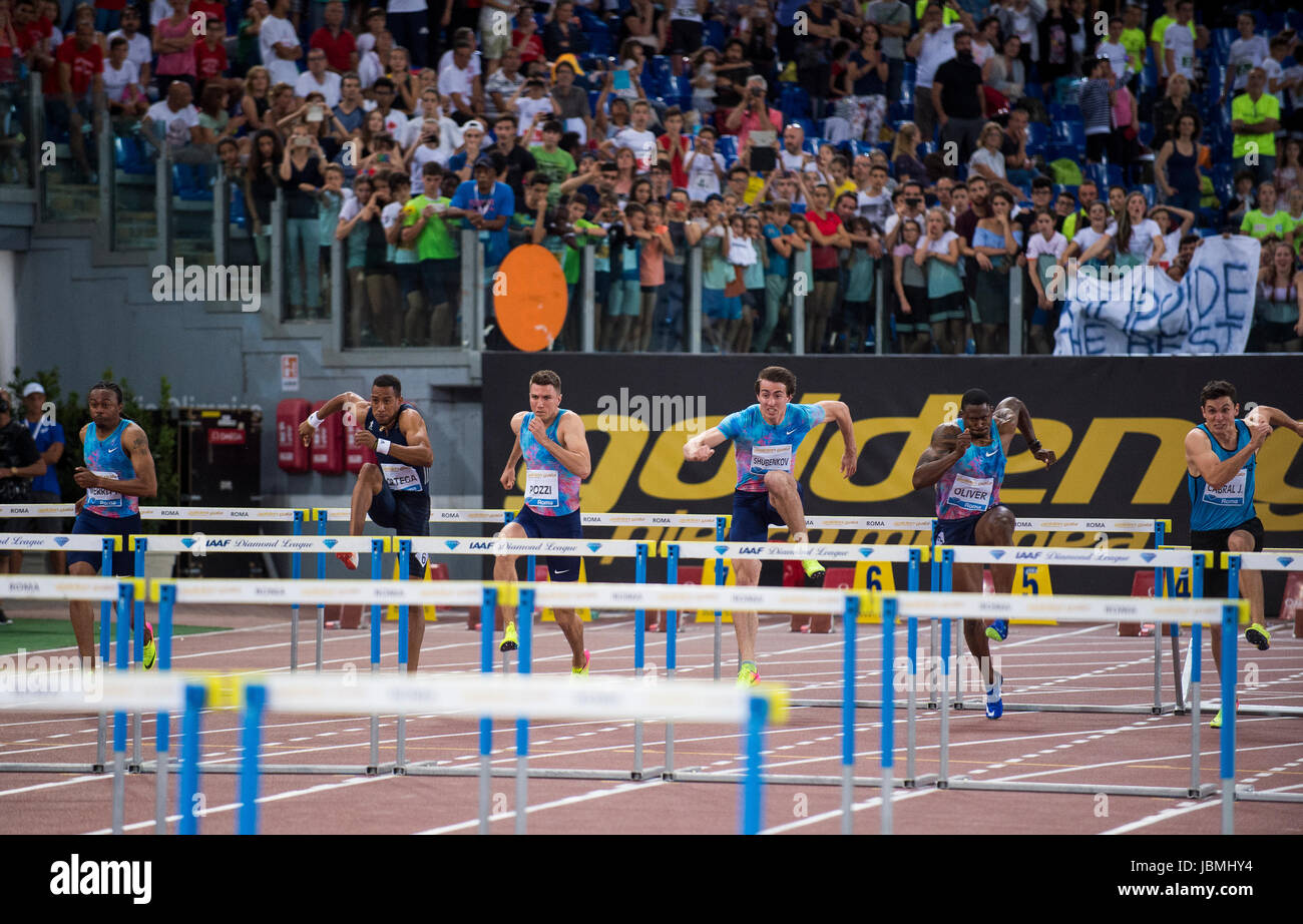 Men's 110m Hurdles Stock Photo Alamy