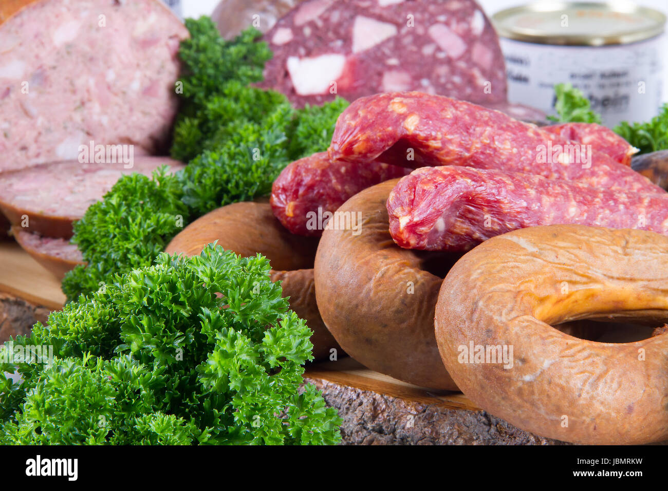 wurstplatte Stock Photo