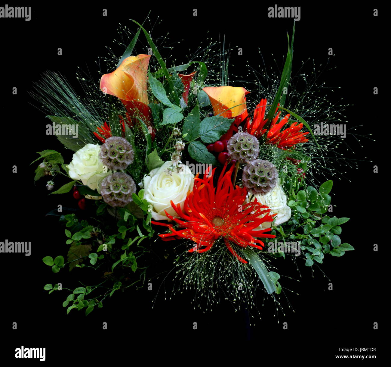 flowers fireworks Stock Photo Alamy