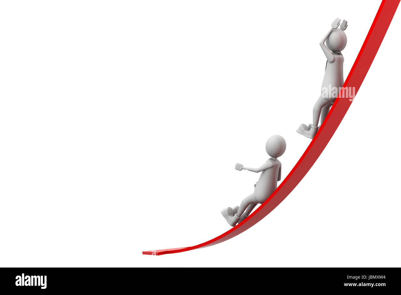 Success Fall Pics Business man on the arrow (Success or fall concept Stock Photo - Alamy