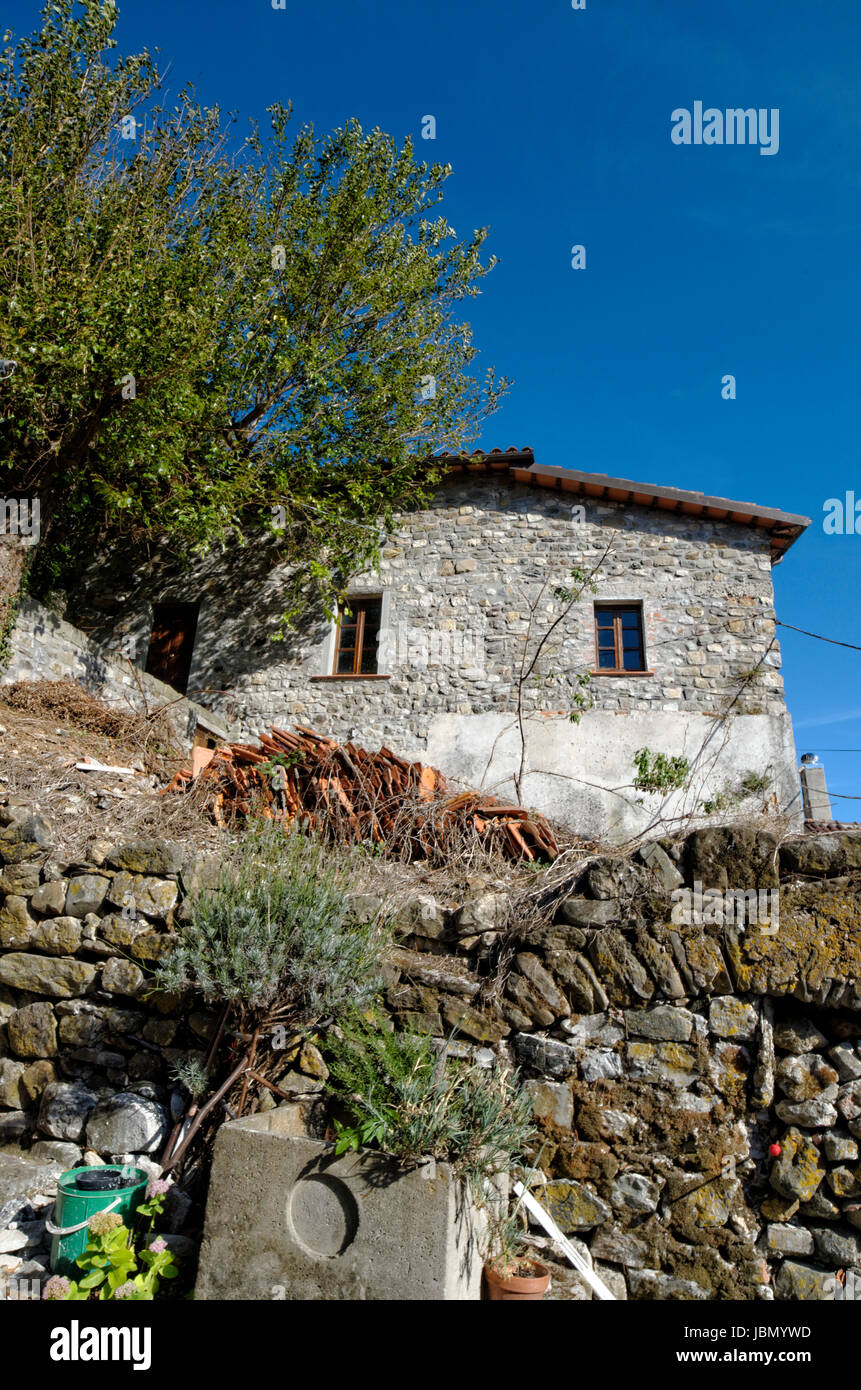 bibola a very beautiful little village in lunigiana Stock Photo