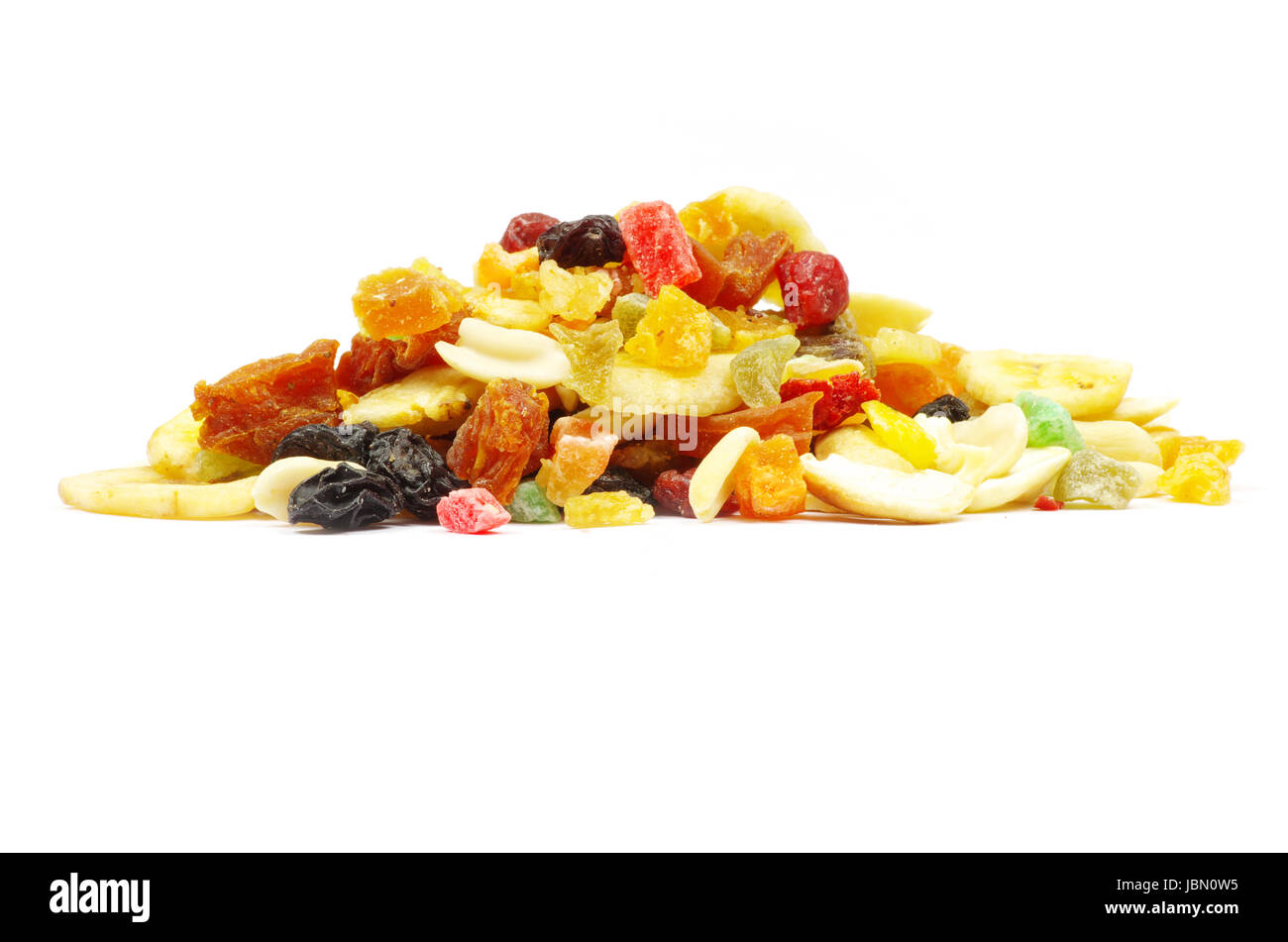 mix dried fruits collection on white Stock Photo - Alamy