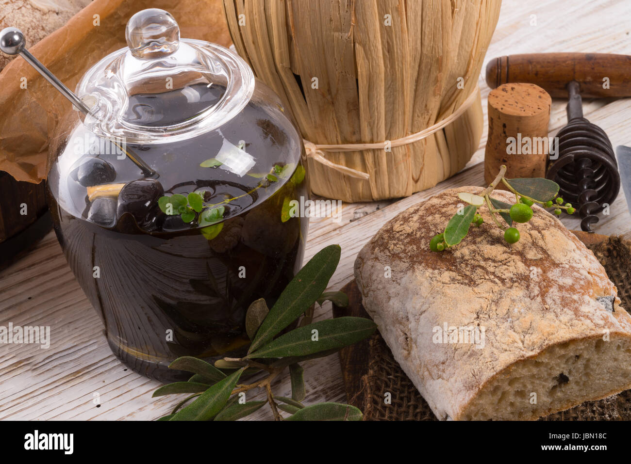 Oliven ciabatta hi-res stock photography and images - Alamy