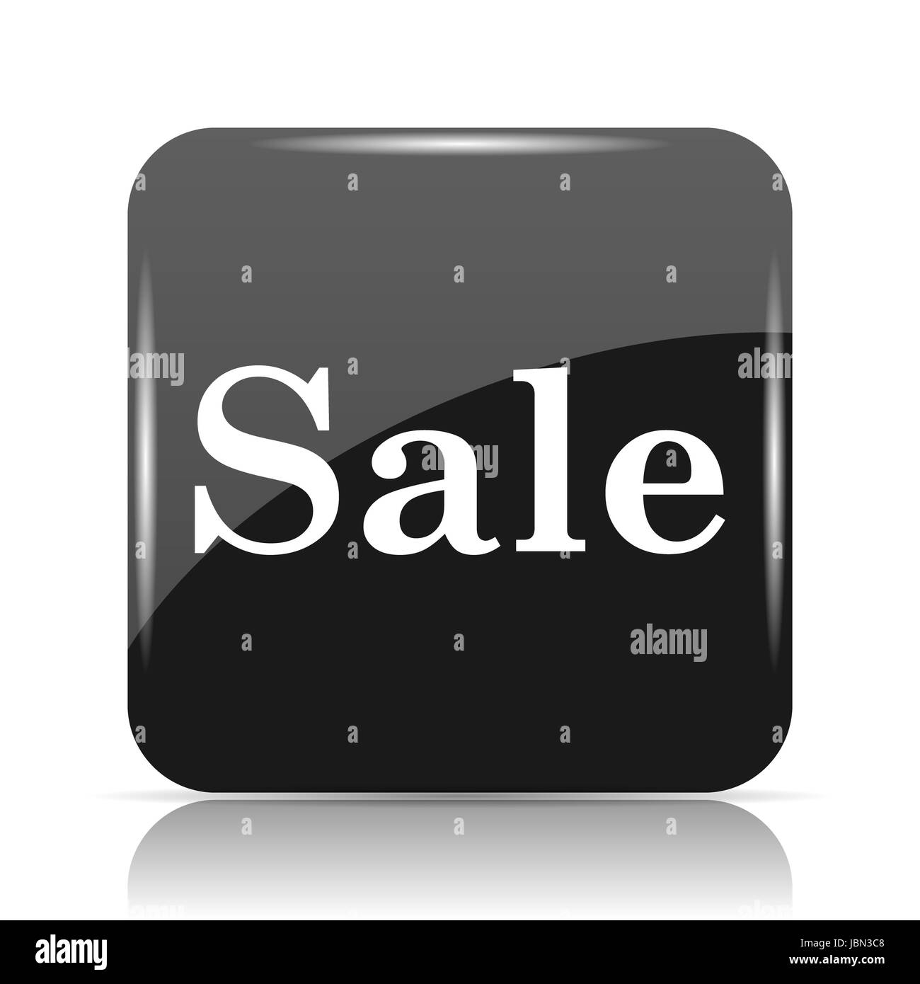Sale icon. Internet button on white background. Stock Photo