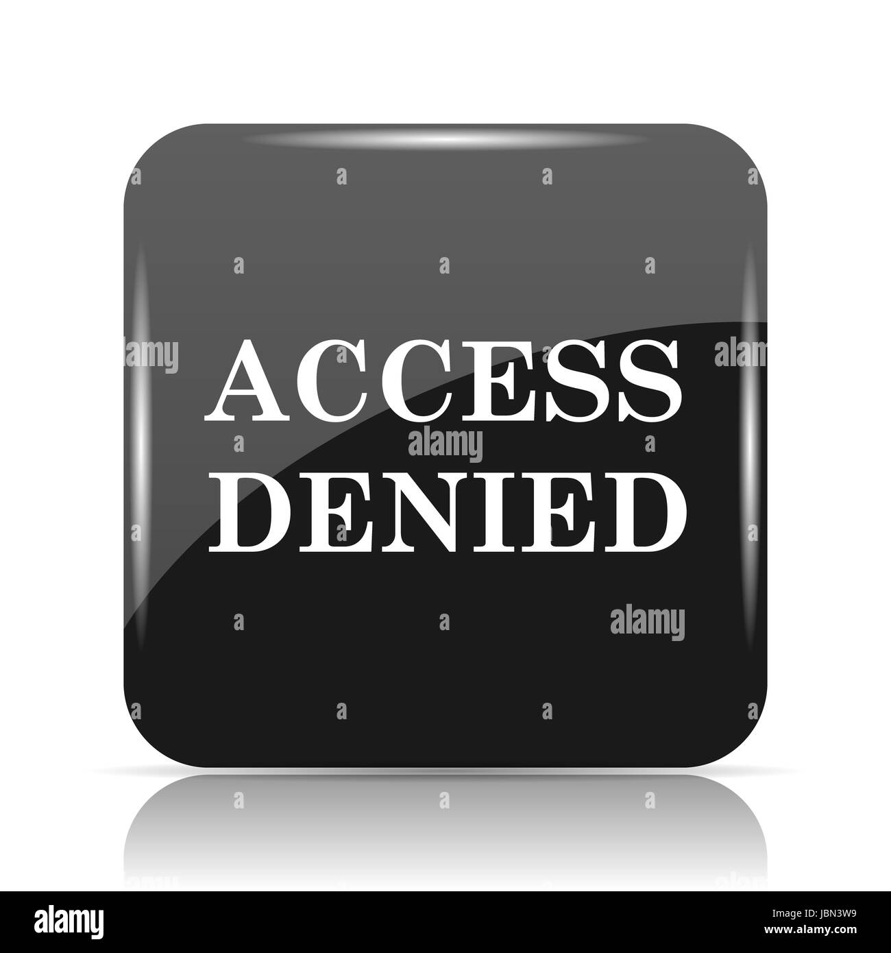 Access denied icon. button on white background Stock Photo Alamy