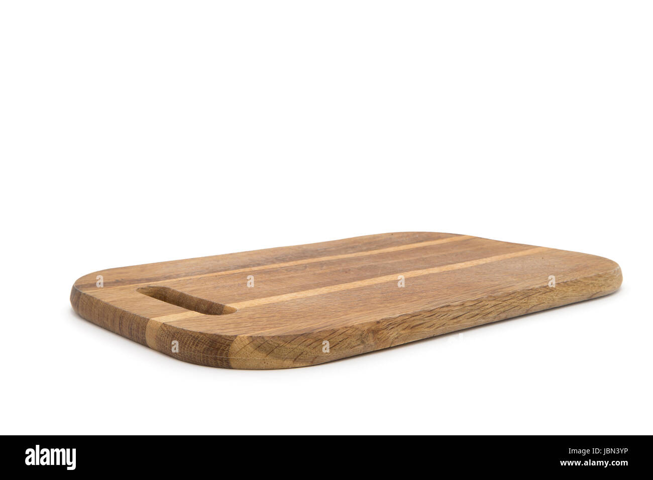 Wooden chopping board isolated on white background Stock Photo - Alamy