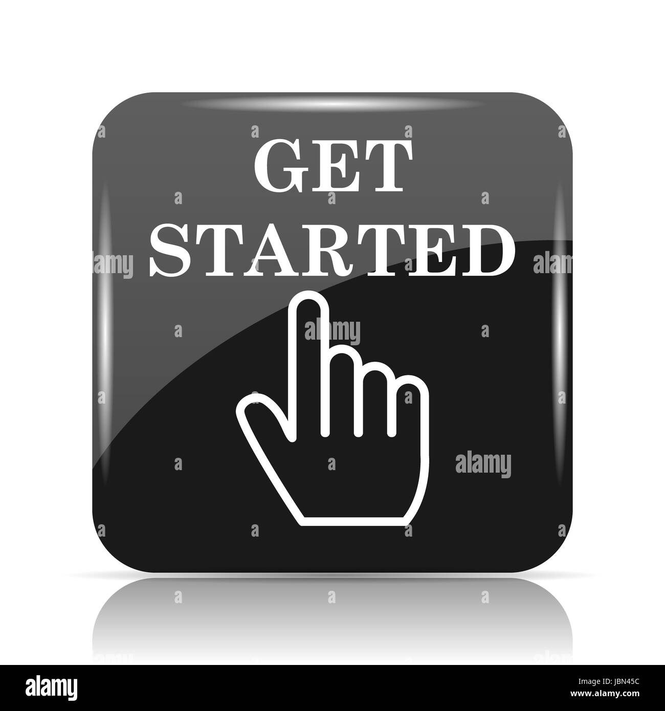 Get started button hi-res stock photography and images - Alamy