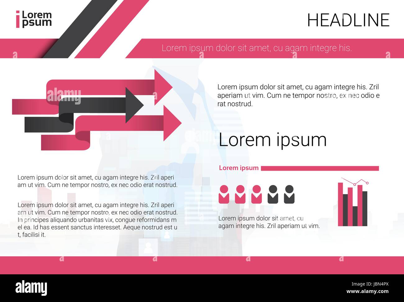 Graph Set Bar Infographic Icon Colorful Financial Business Chart Stock ...