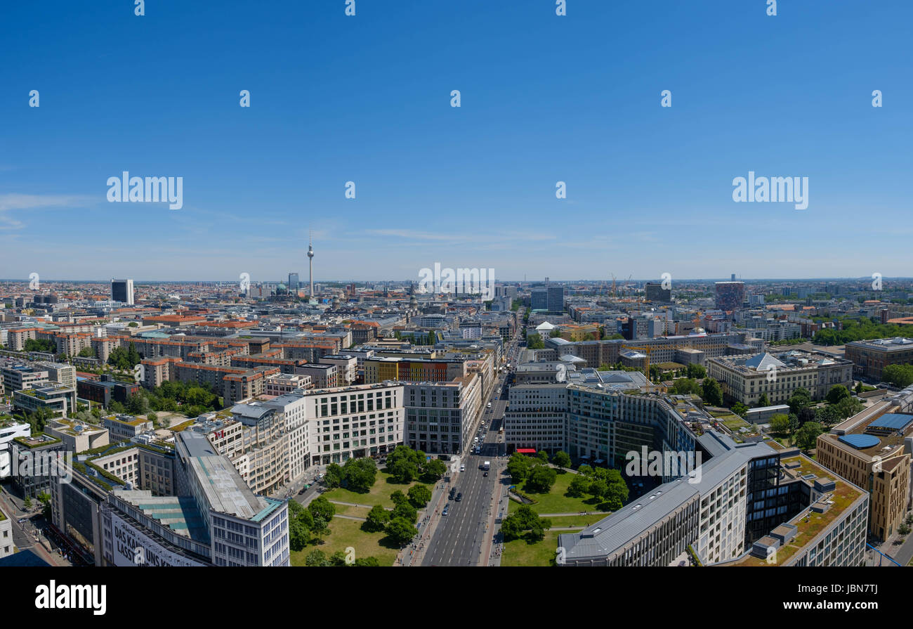 Berlin city skyline - Berlin Panorama - arial of downtown Berlin ...