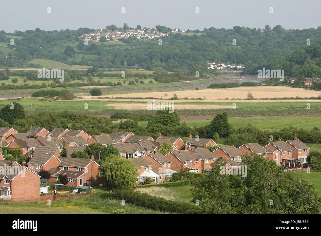 The Home Farm private housing estate in the village of Caerleon near