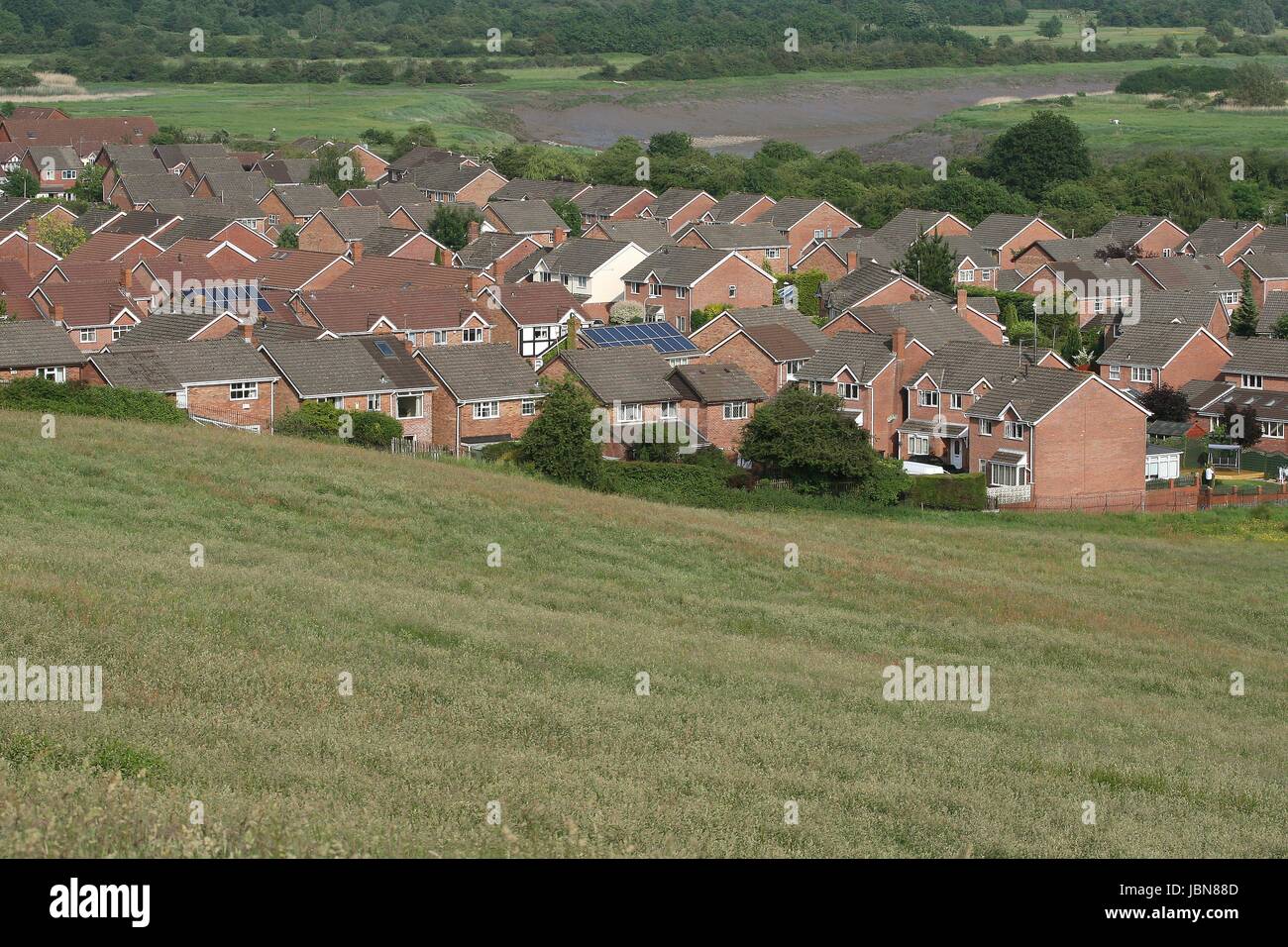 The Home Farm private housing estate in the village of Caerleon near
